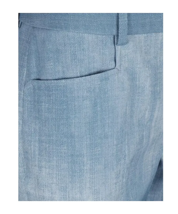 Casual Pants With Belt Loops