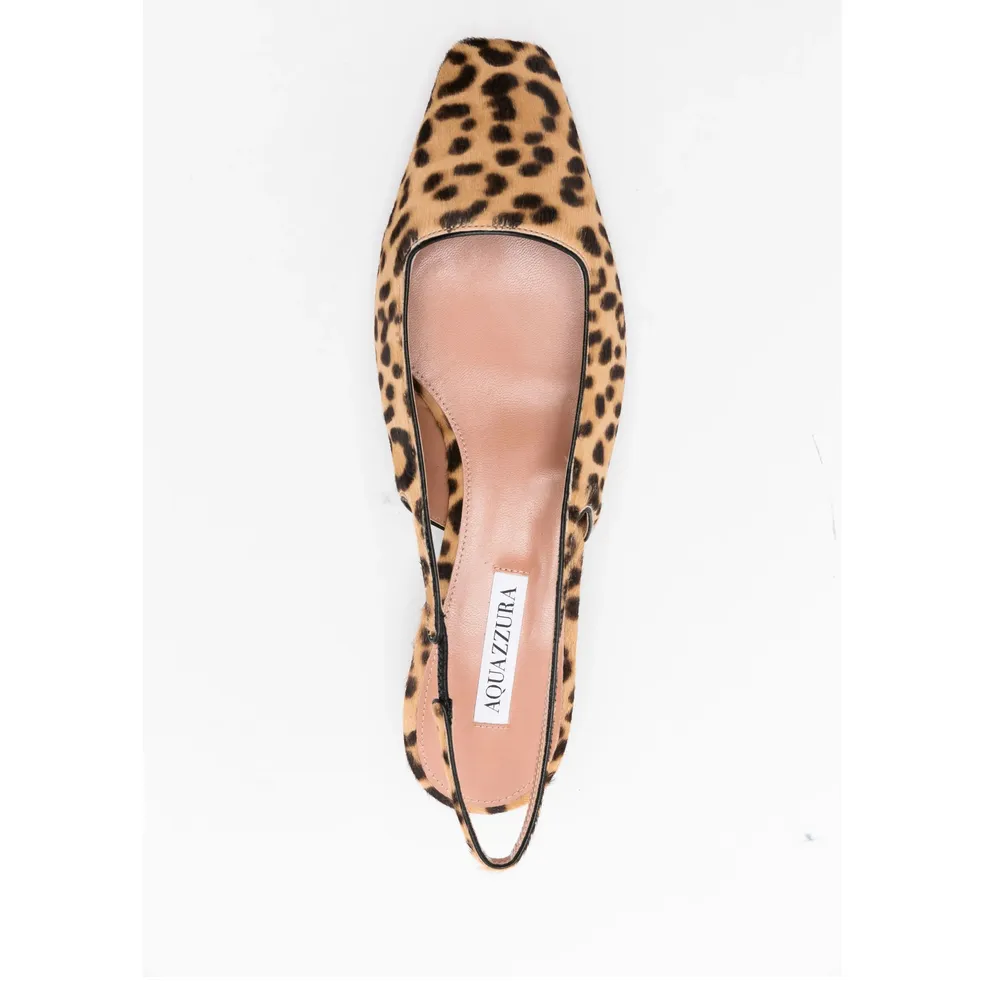 Aquazzura Ginza Leopard Printed Pumps