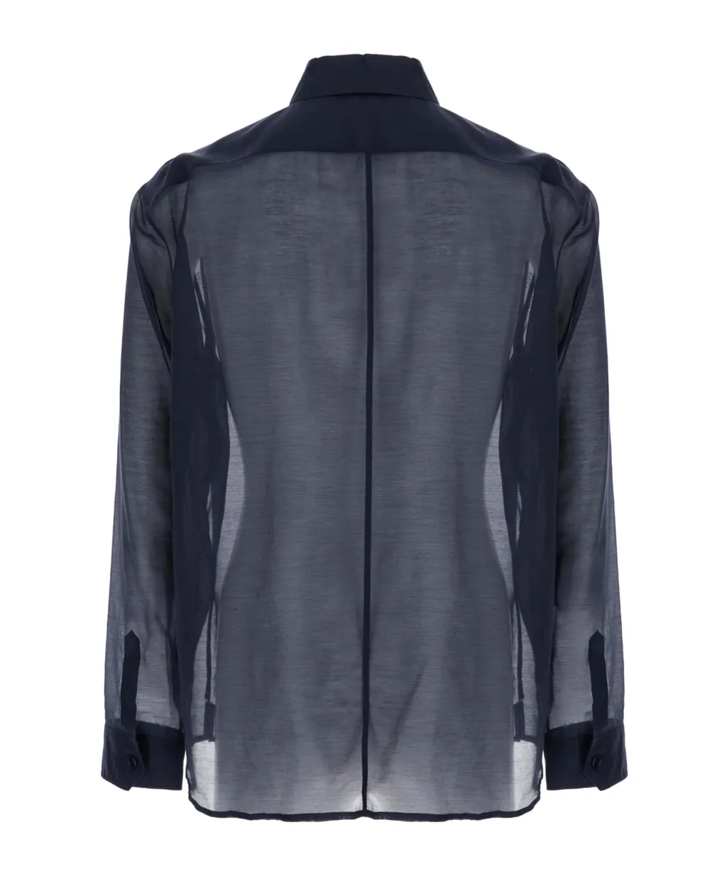 Saint Laurent Button-Up Long-Sleeved Shirt