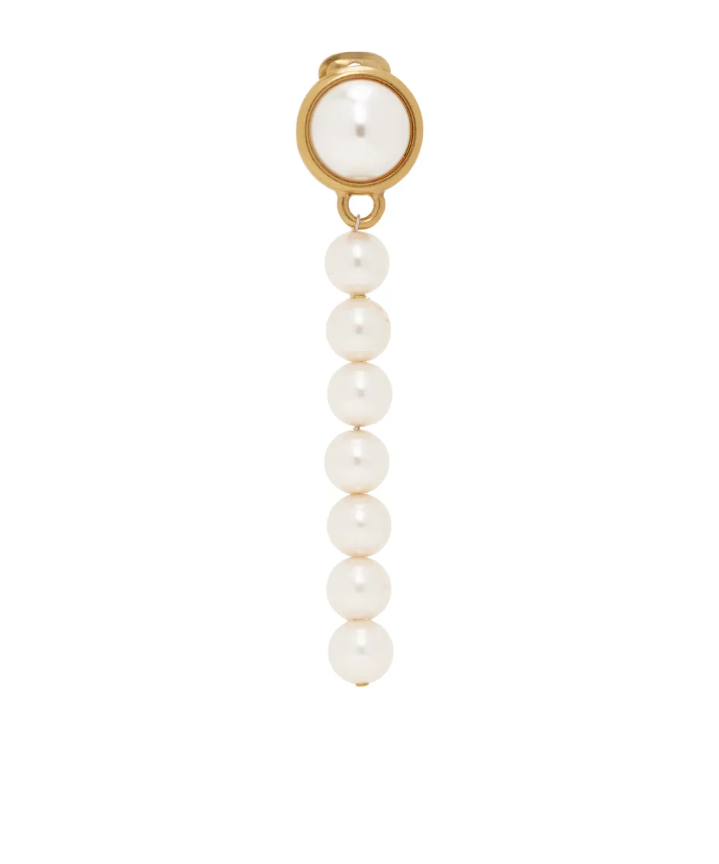 Faux-Pearl Single Earring
