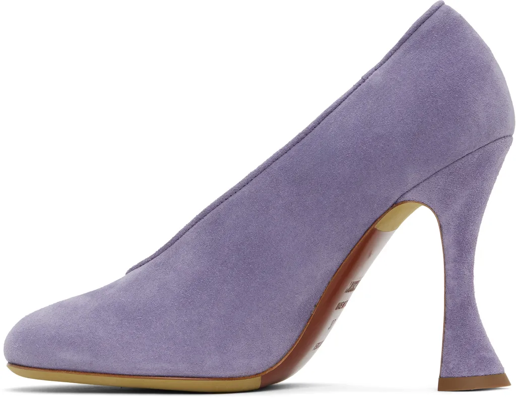 Duck Suede High Heels