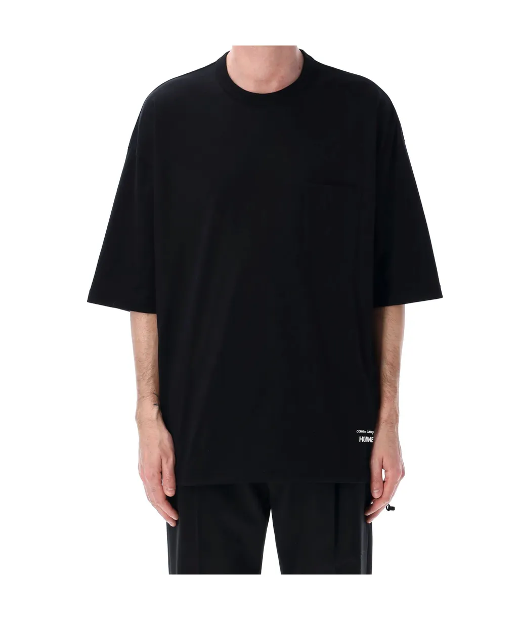 Comme Des Garons Homme Logo Printed Crewneck T-Shirt