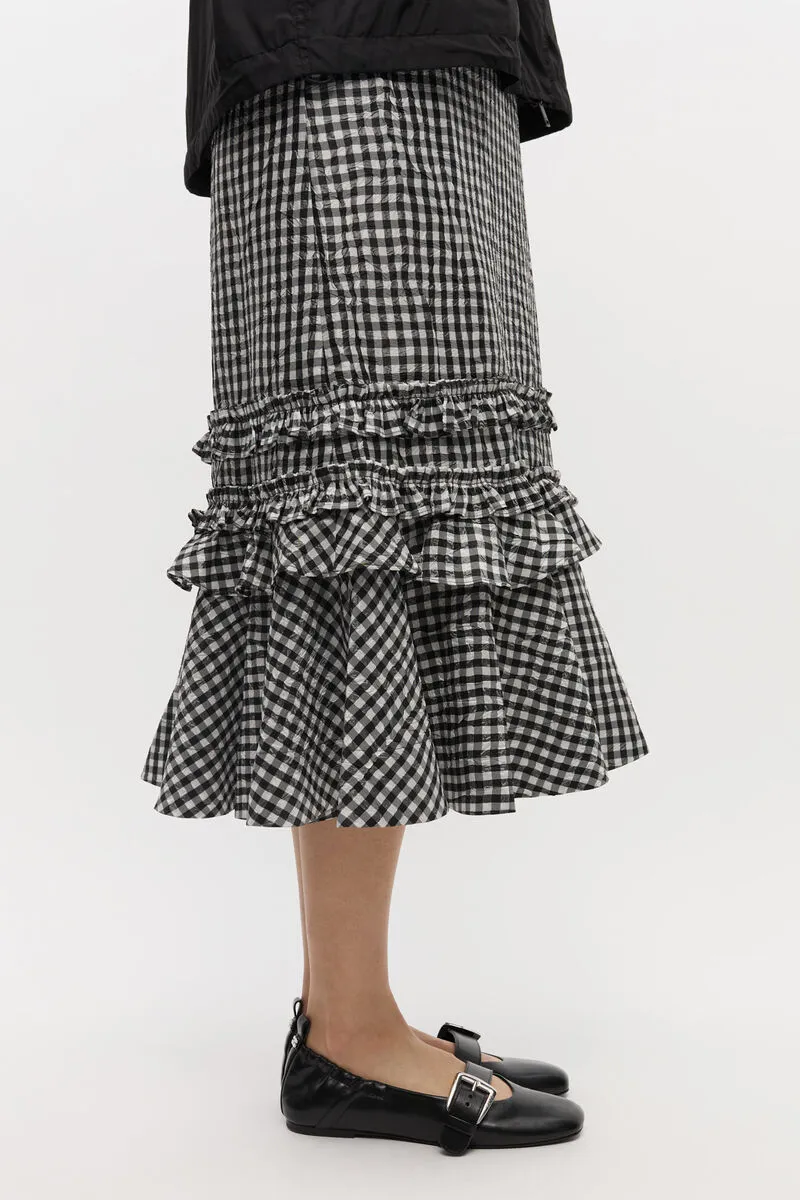 Buckle Strap Ballerinas In Black