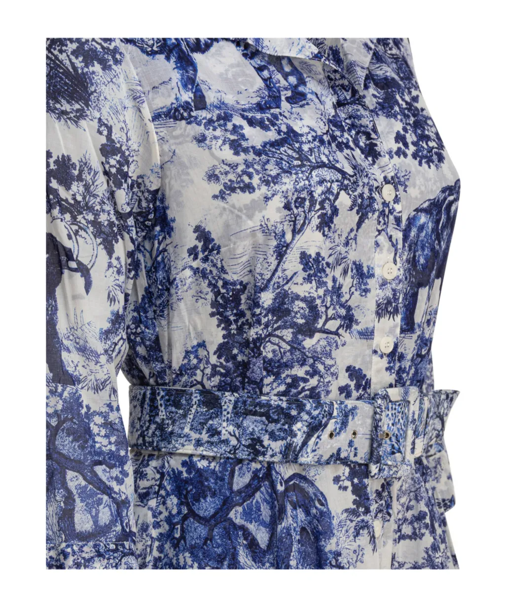 Samantha Sung Aster Shirt Dress