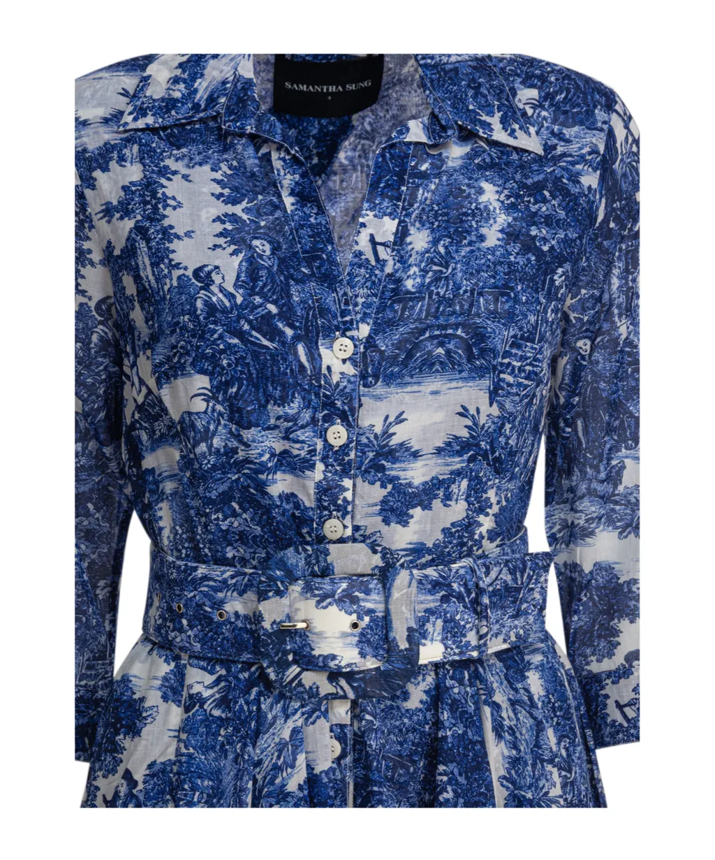 Samantha Sung Aster Shirt Dress