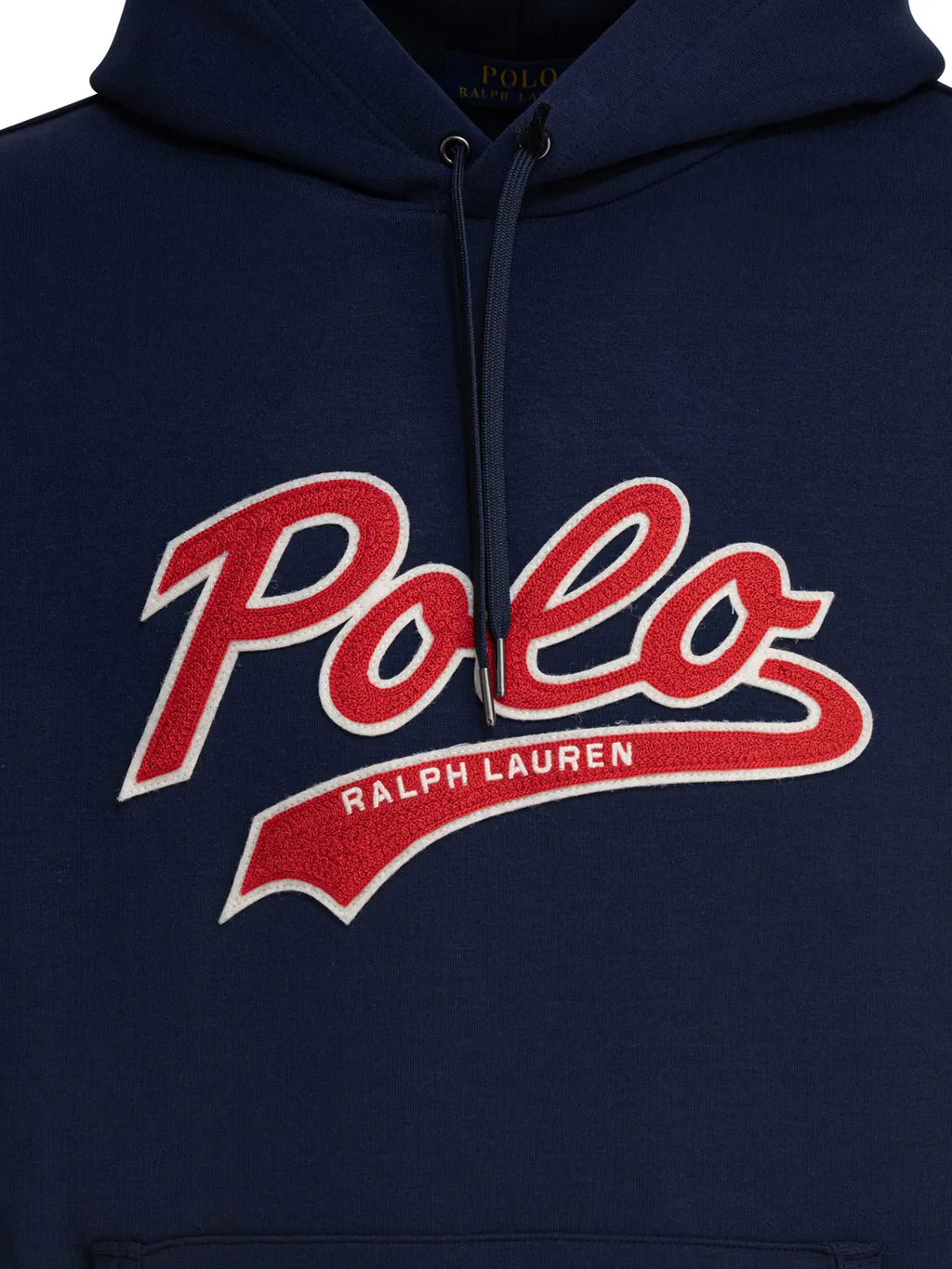 Polo Ralph Lauren Double-Knit Logo Drawstring Hoodie