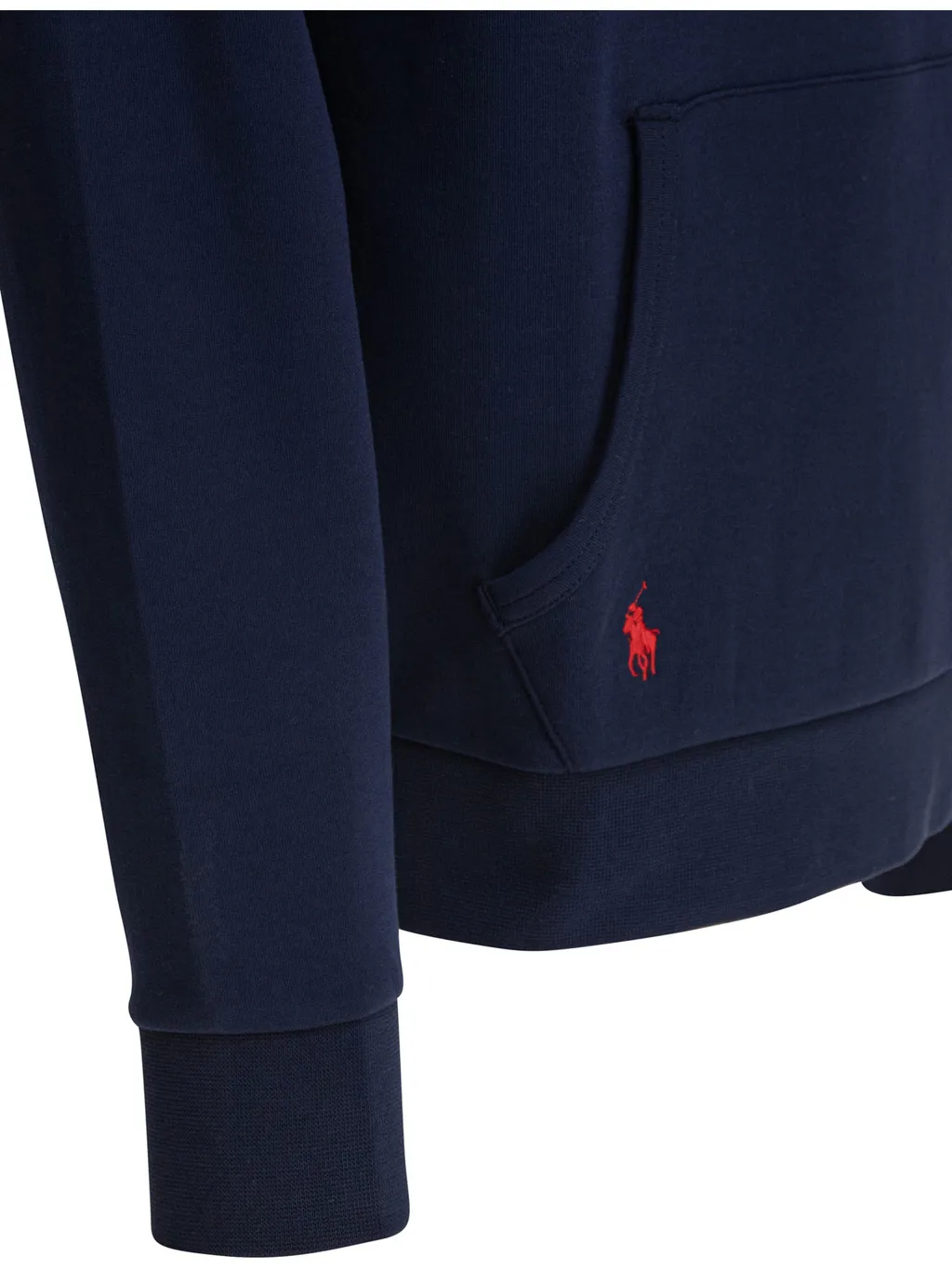 Polo Ralph Lauren Double-Knit Logo Drawstring Hoodie