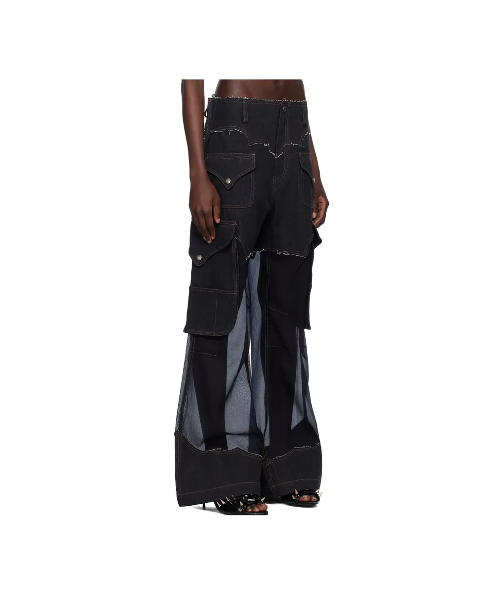 Transparent Cargo Jeans