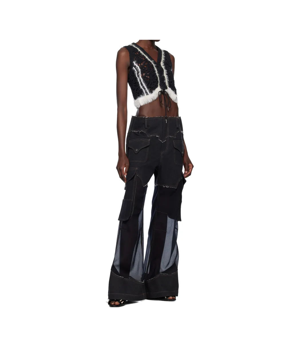 Transparent Cargo Jeans
