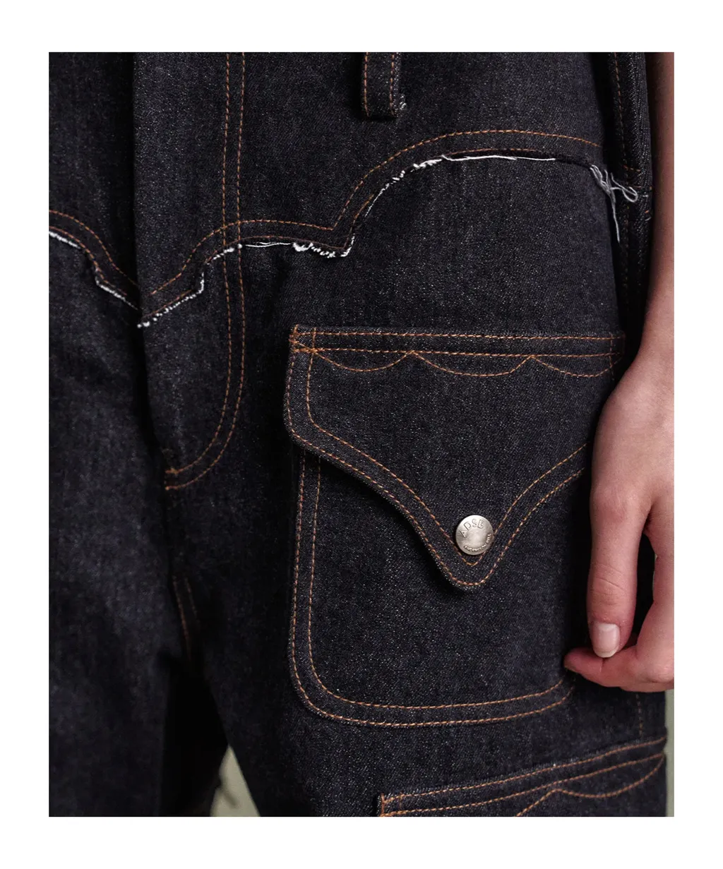 Transparent Cargo Jeans