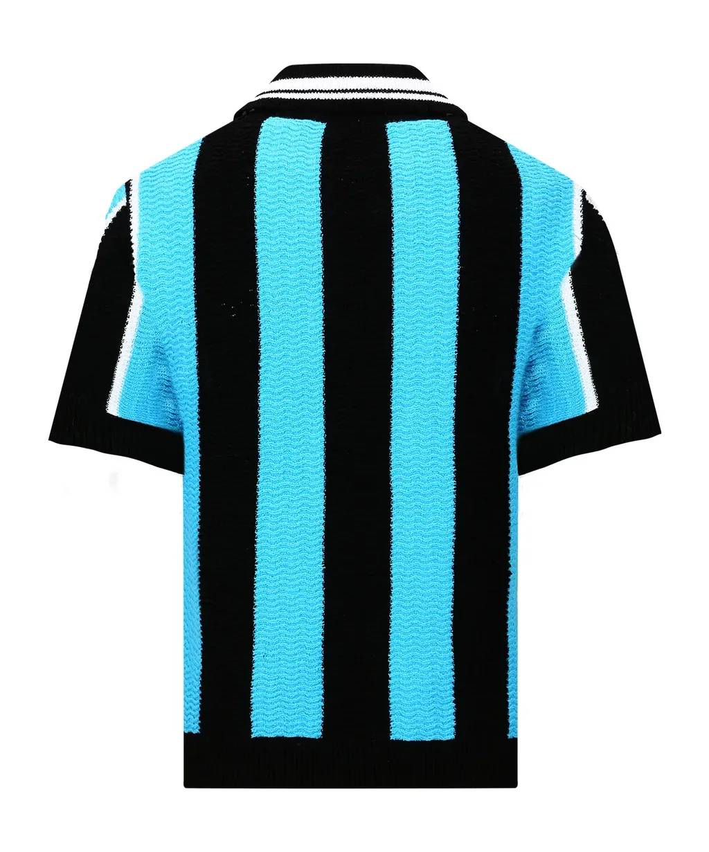 Stripe Soccer Polo Shirt