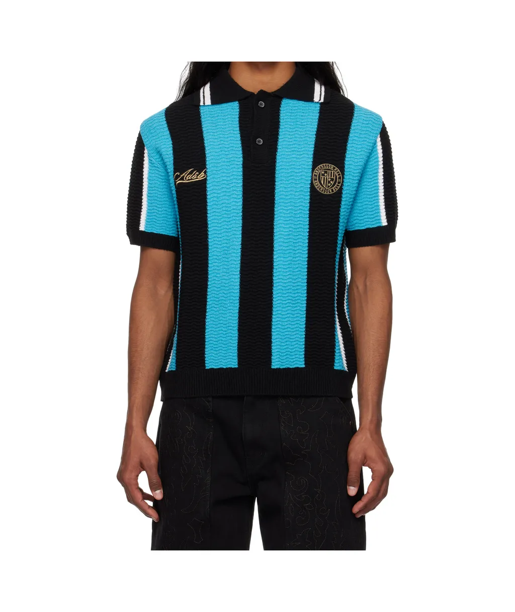 Stripe Soccer Polo Shirt