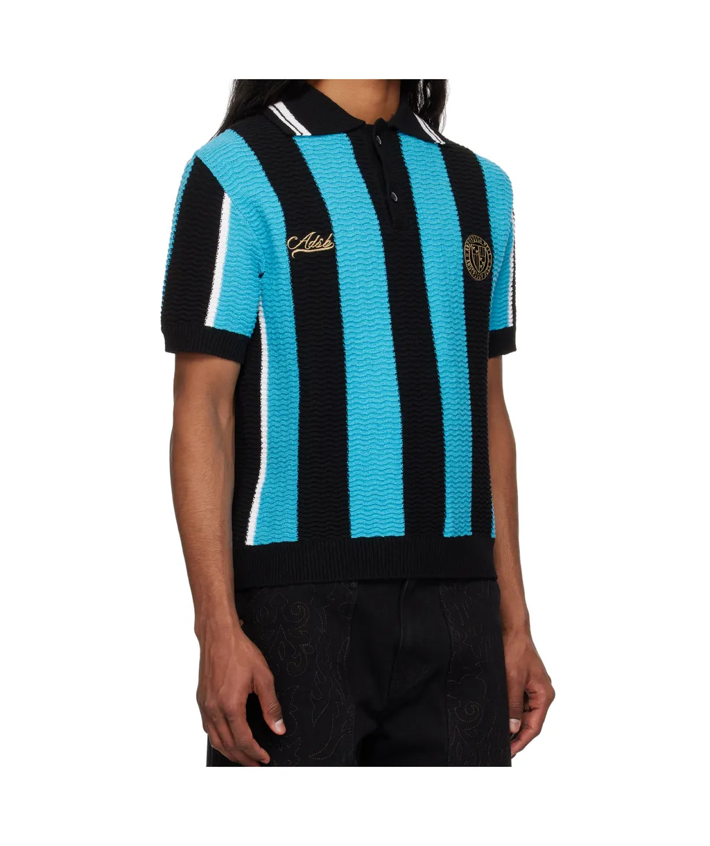 Stripe Soccer Polo Shirt