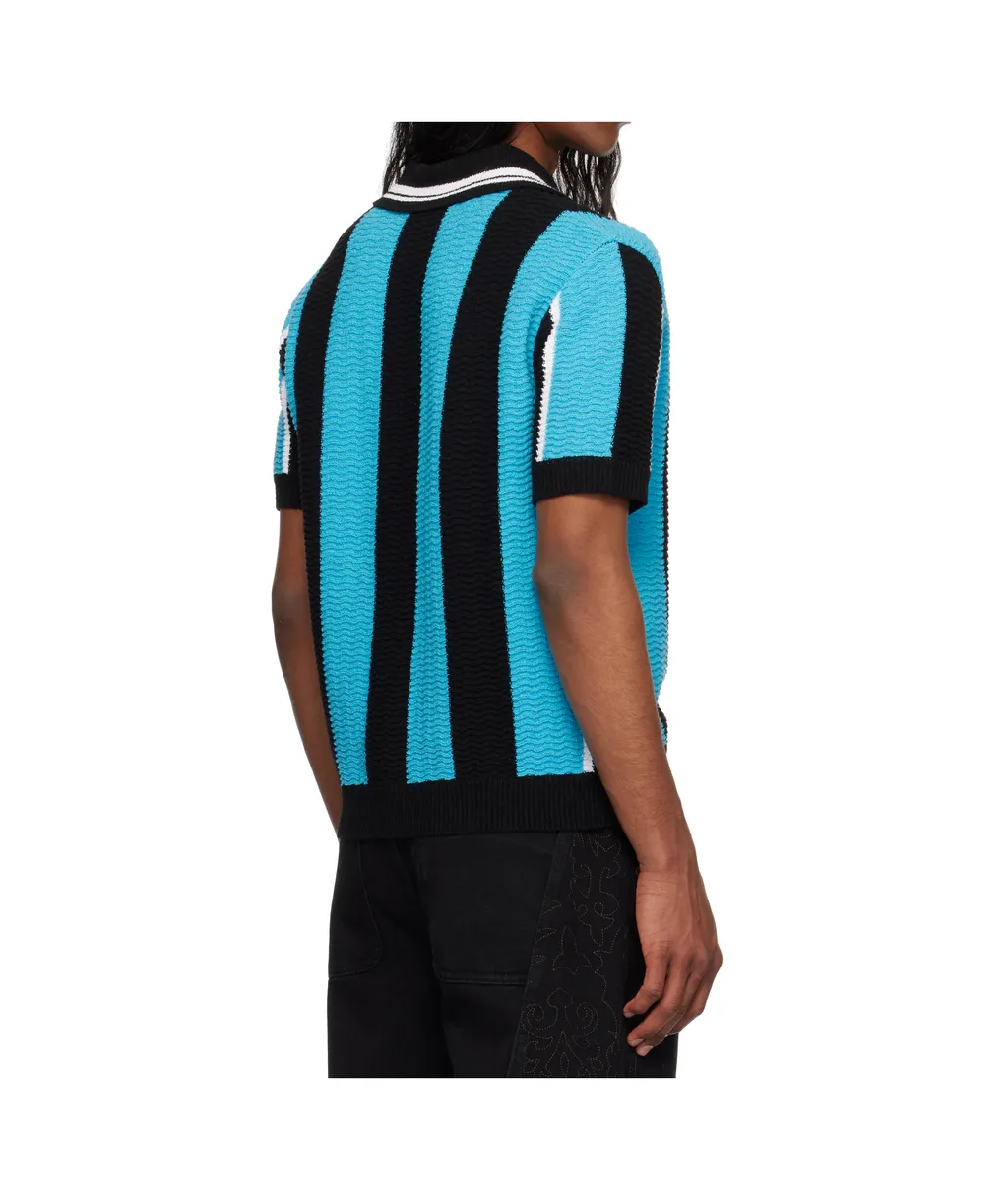 Stripe Soccer Polo Shirt