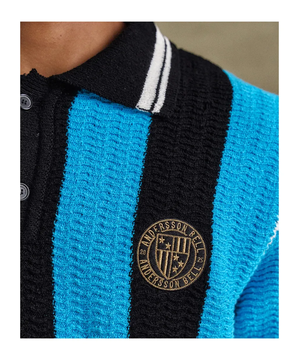 Stripe Soccer Polo Shirt