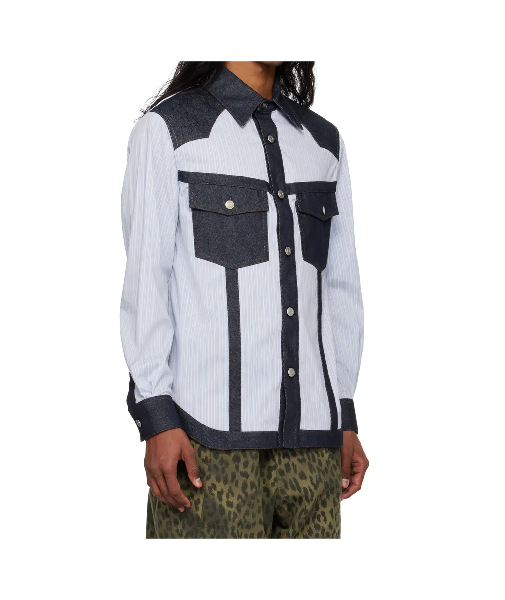 Striped Long-Sleeved Shirt