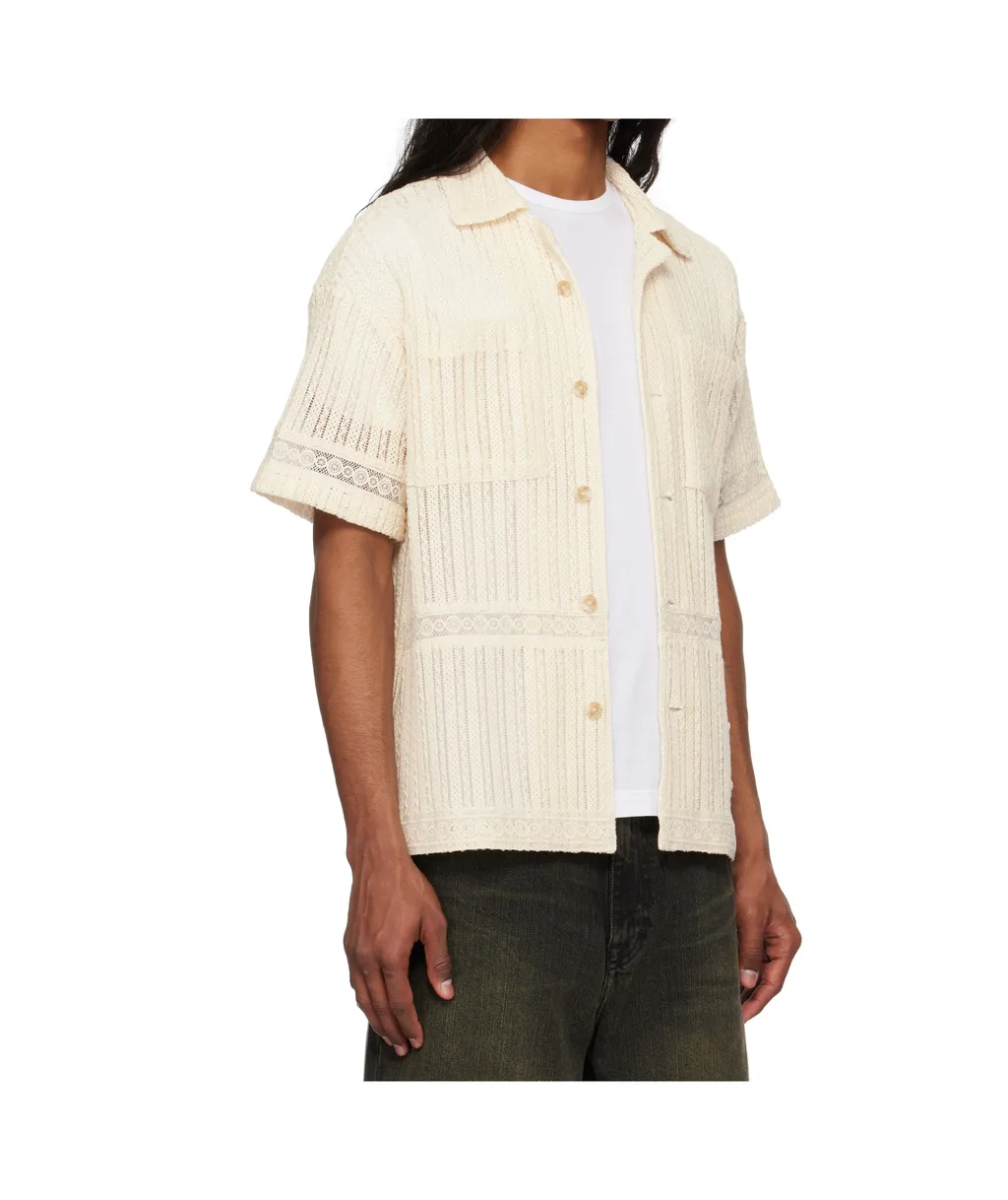 Openwork Knit Shirt