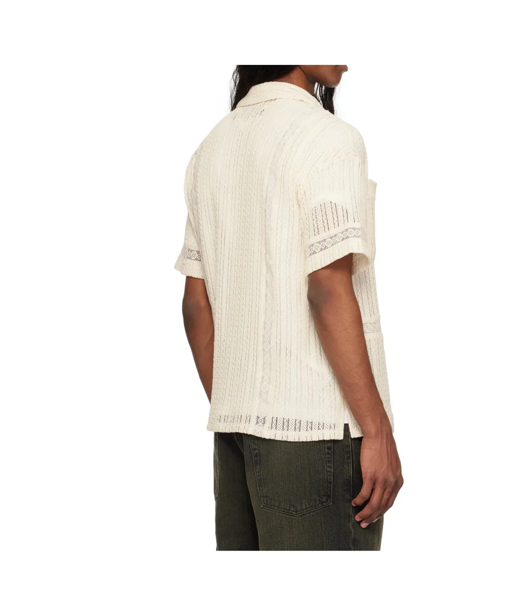 Openwork Knit Shirt