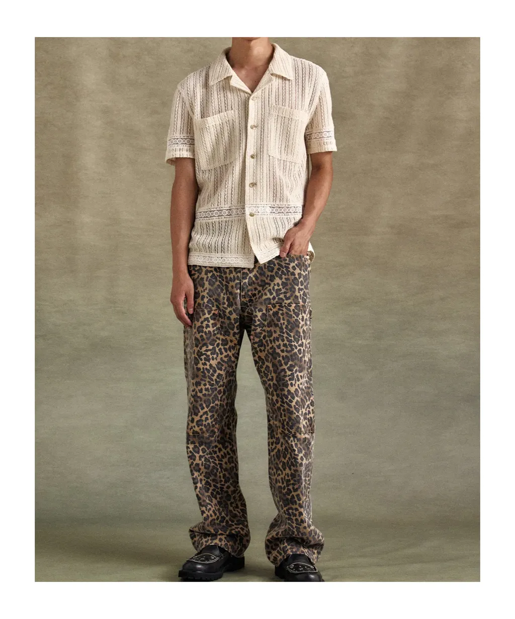 Openwork Knit Shirt