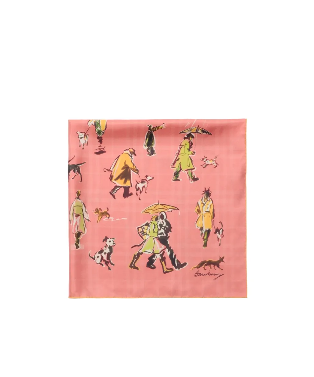Paws On Parade Silk Scarf