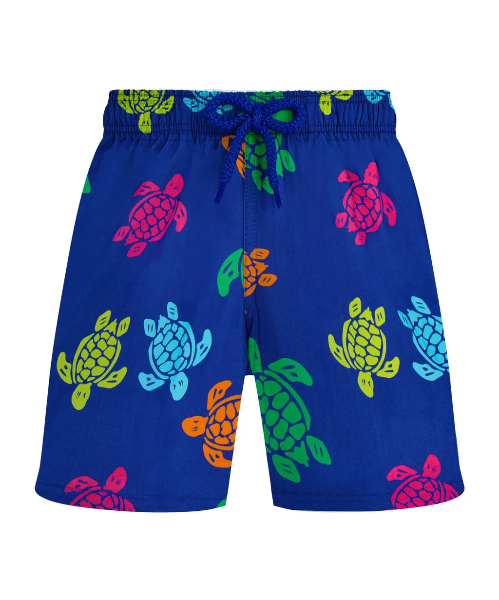 Turtle-Print Swim Shorts