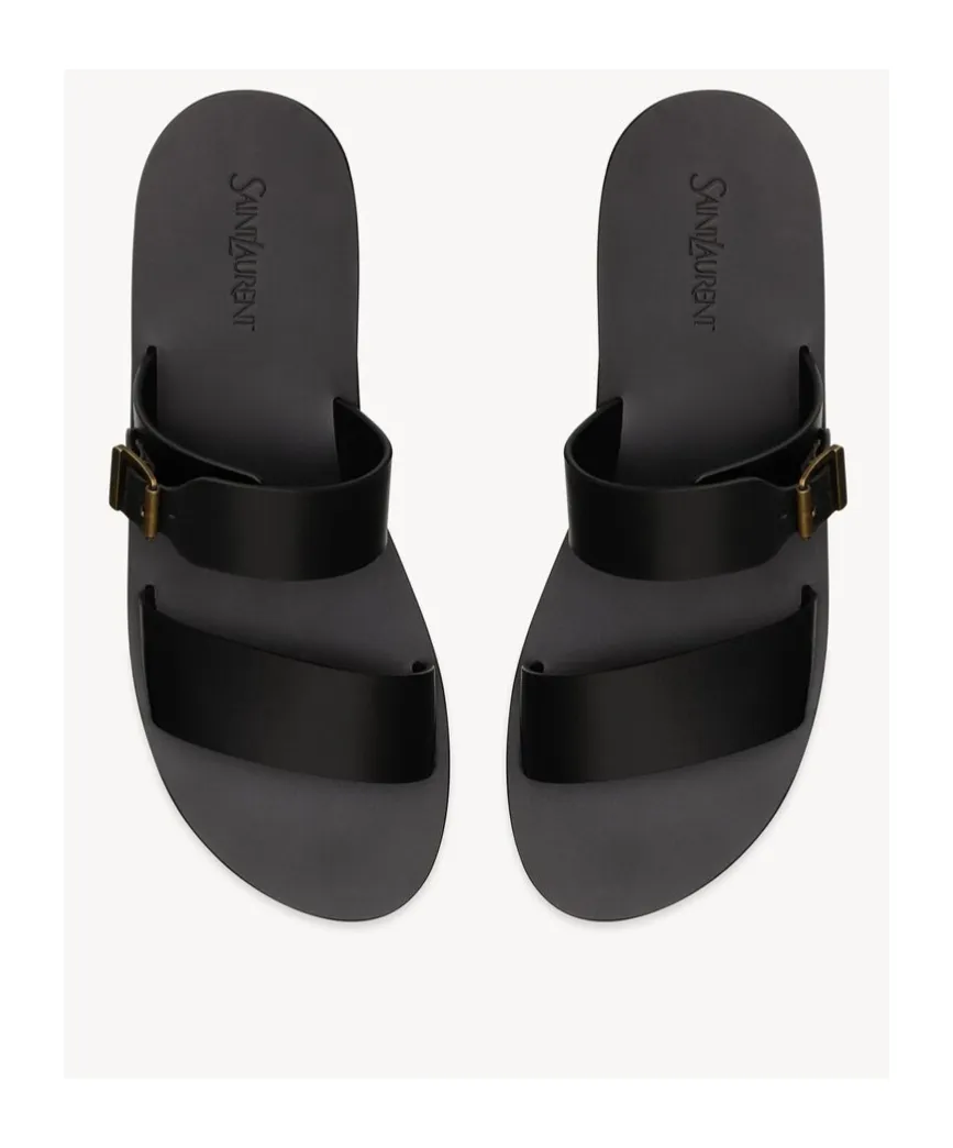 Ios Slides In Smooth Leather