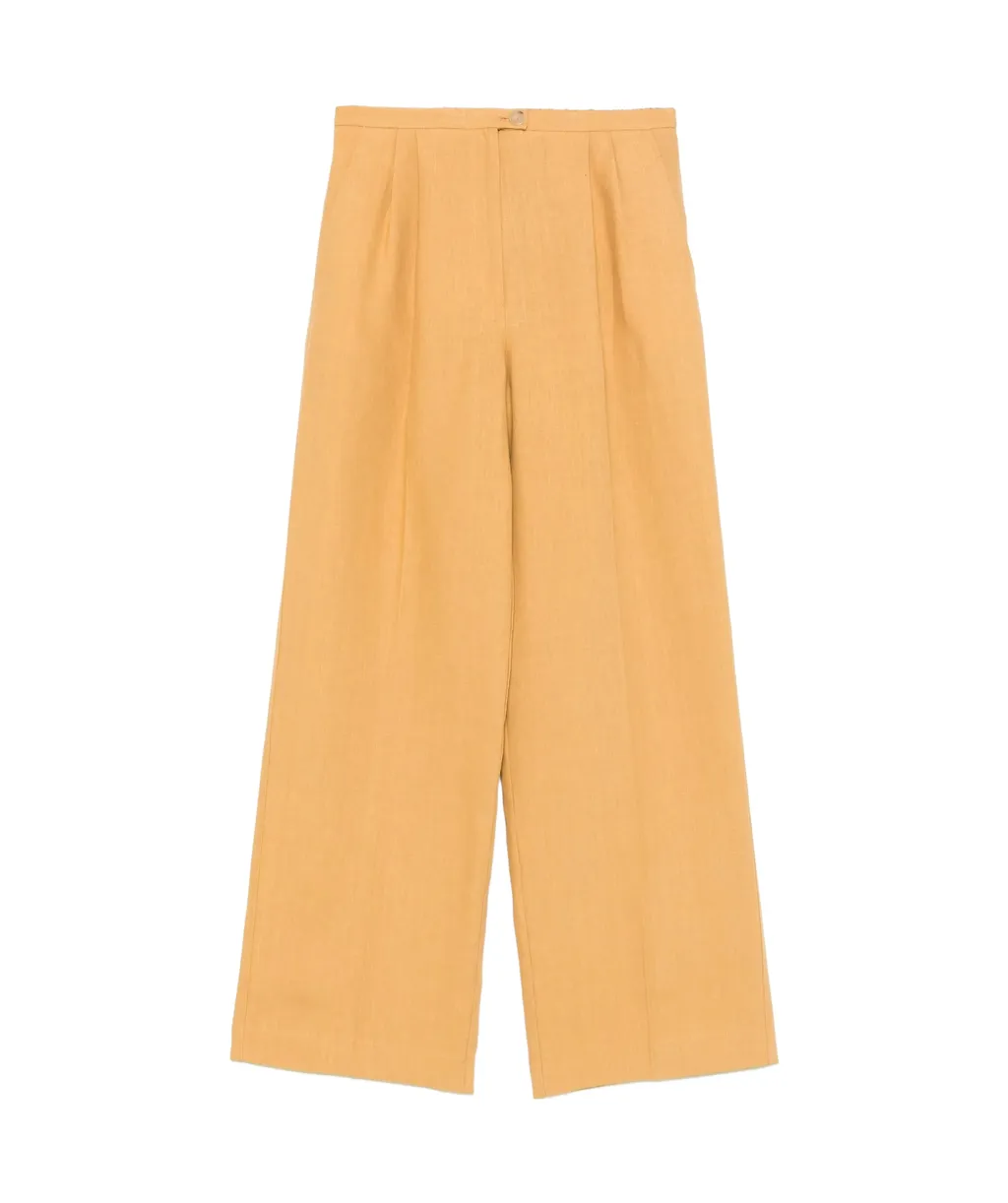 Linen Darted Trousers