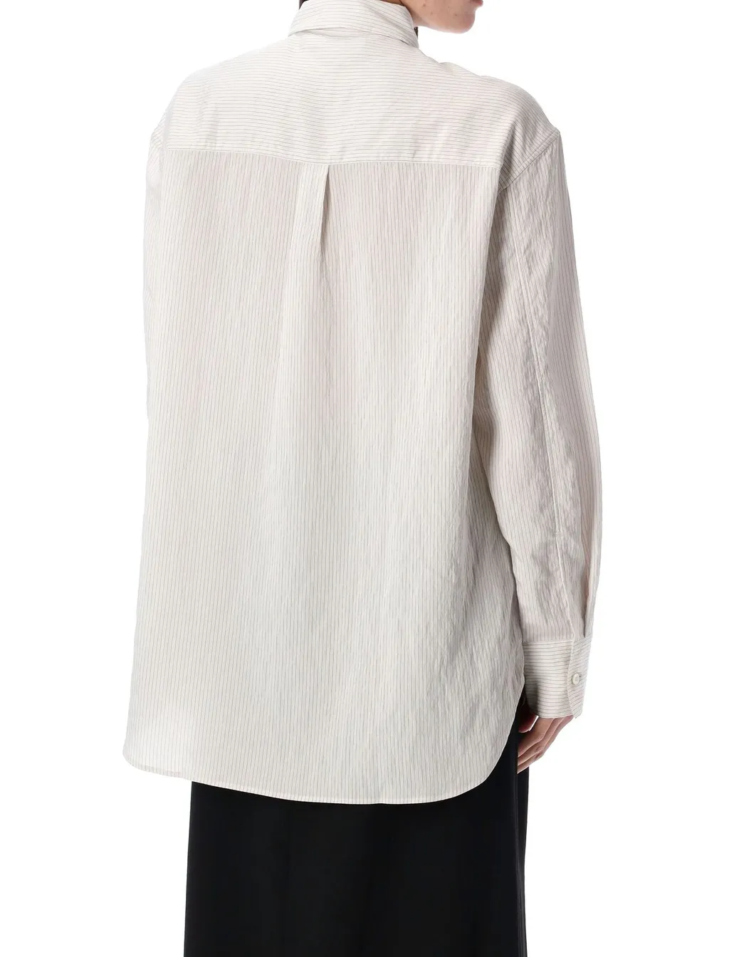 Studio Nicholson Leto Striped Long-Sleeved Shirt