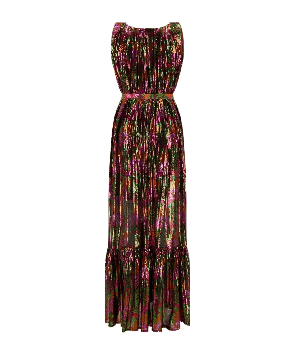 Floral Sleveless Maxi Dress