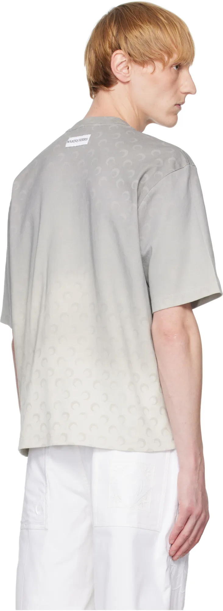 Marine Serre Moon Faded Crewneck T-Shirt