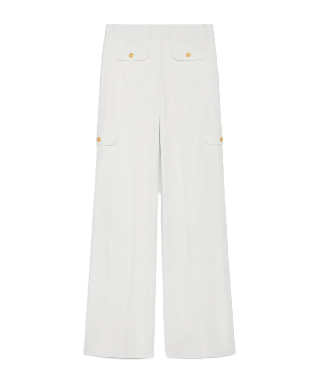 Cargo Pants In Cotton Gabardine