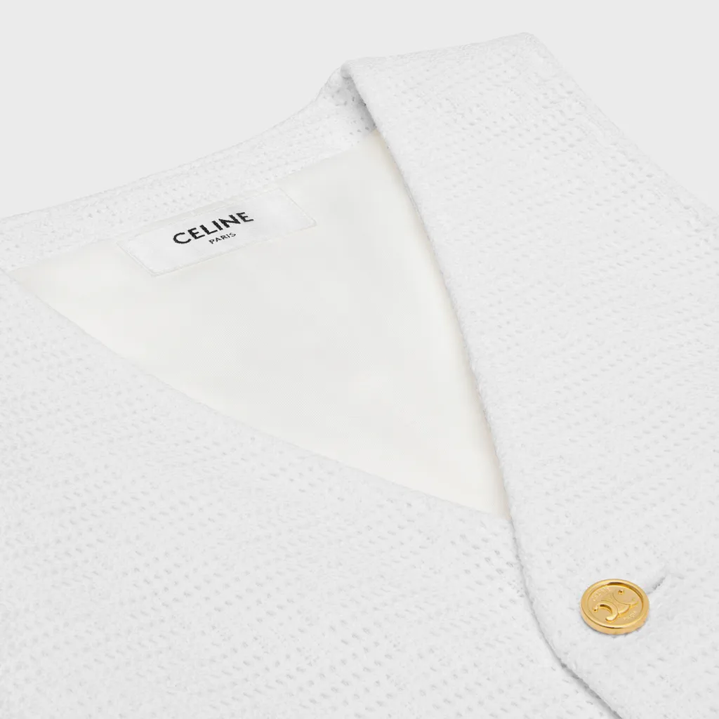 Vest In Openwork Cotton