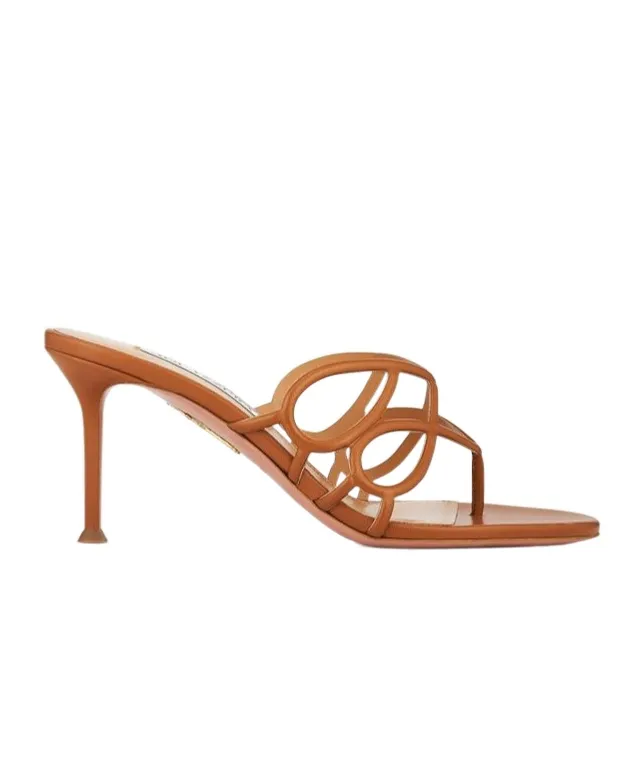Infinito 75Mm Leather Sandals