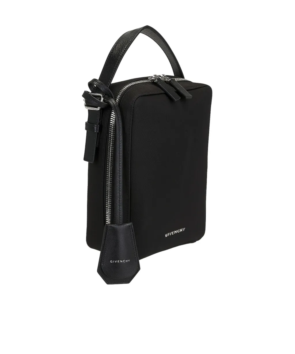 Givenchy Logo Hardware Double-Zip Pouch