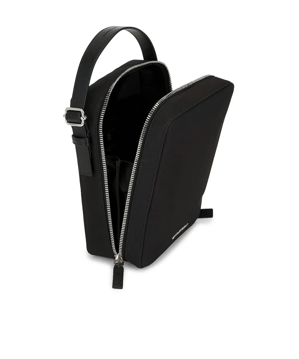 Givenchy Logo Hardware Double-Zip Pouch