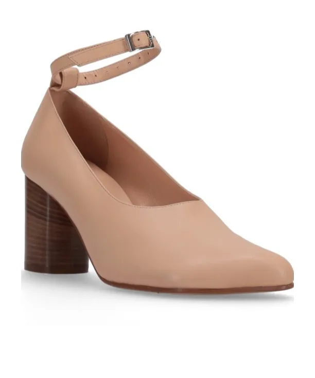 Obliqua Block Heel Pumps