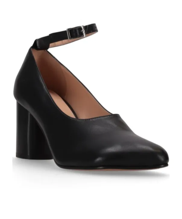 Obliqua Block Heel Pumps