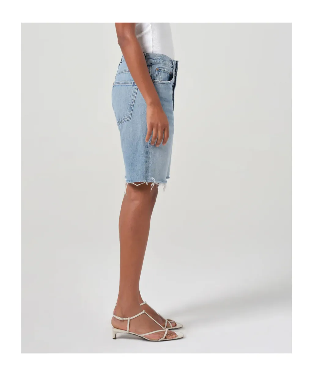 Agolde 90's Frayed Edge Denim Shorts