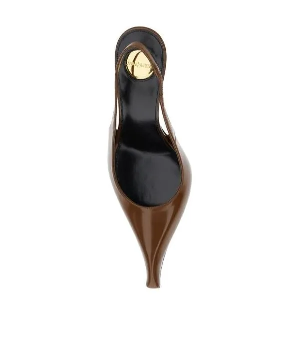 Saint Laurent Miller Pointed Toe Slingback Pumps