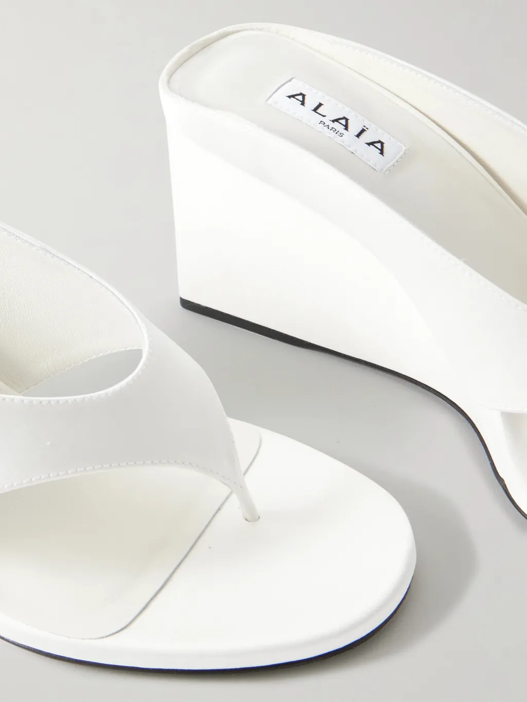 AlaÏA Wedge Thong Sandals