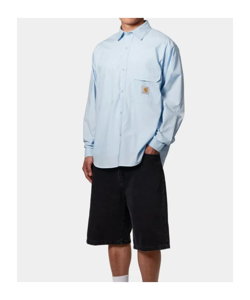 Carhartt Wip Logo-Patch Button-Up Shirt