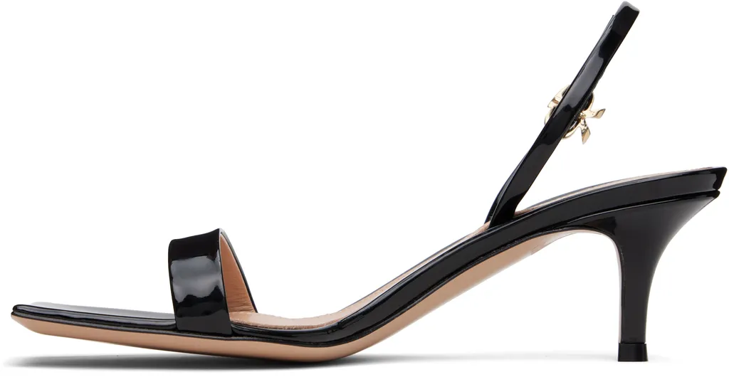 Ribbon Kitten High Heel Sandals