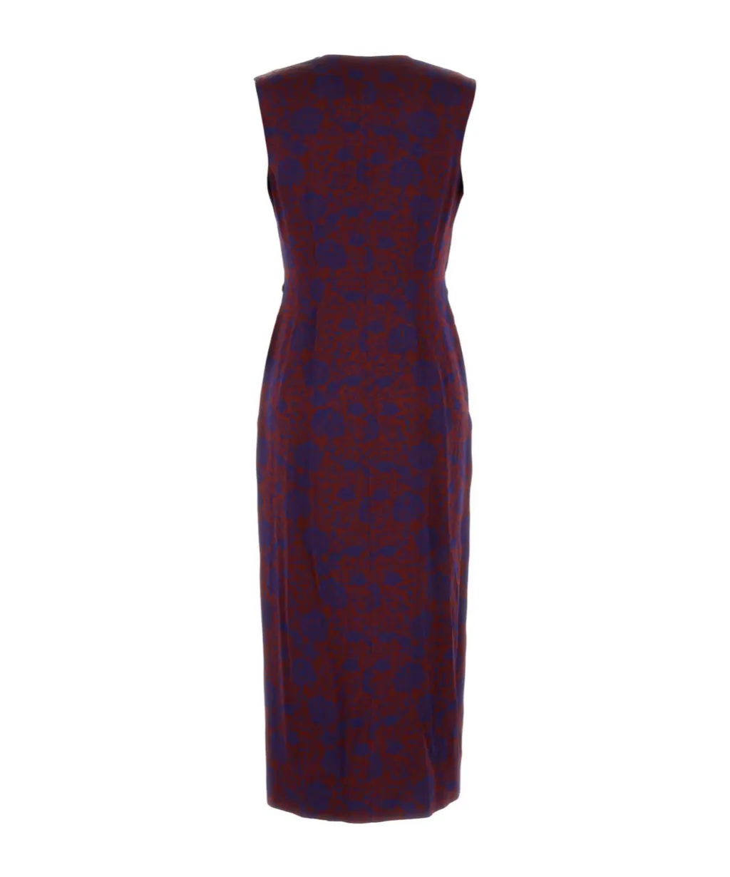 Dries Van Noten Sleeveless Drawstring Dress