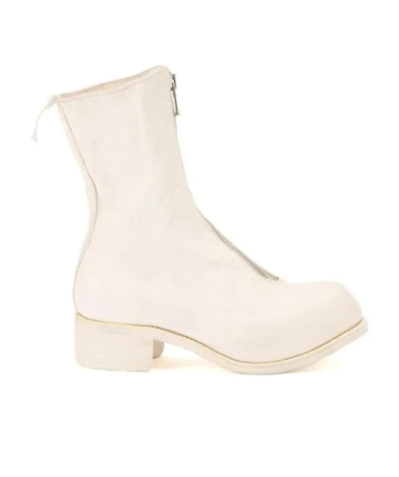 Zip Front Chunky Sole Boots