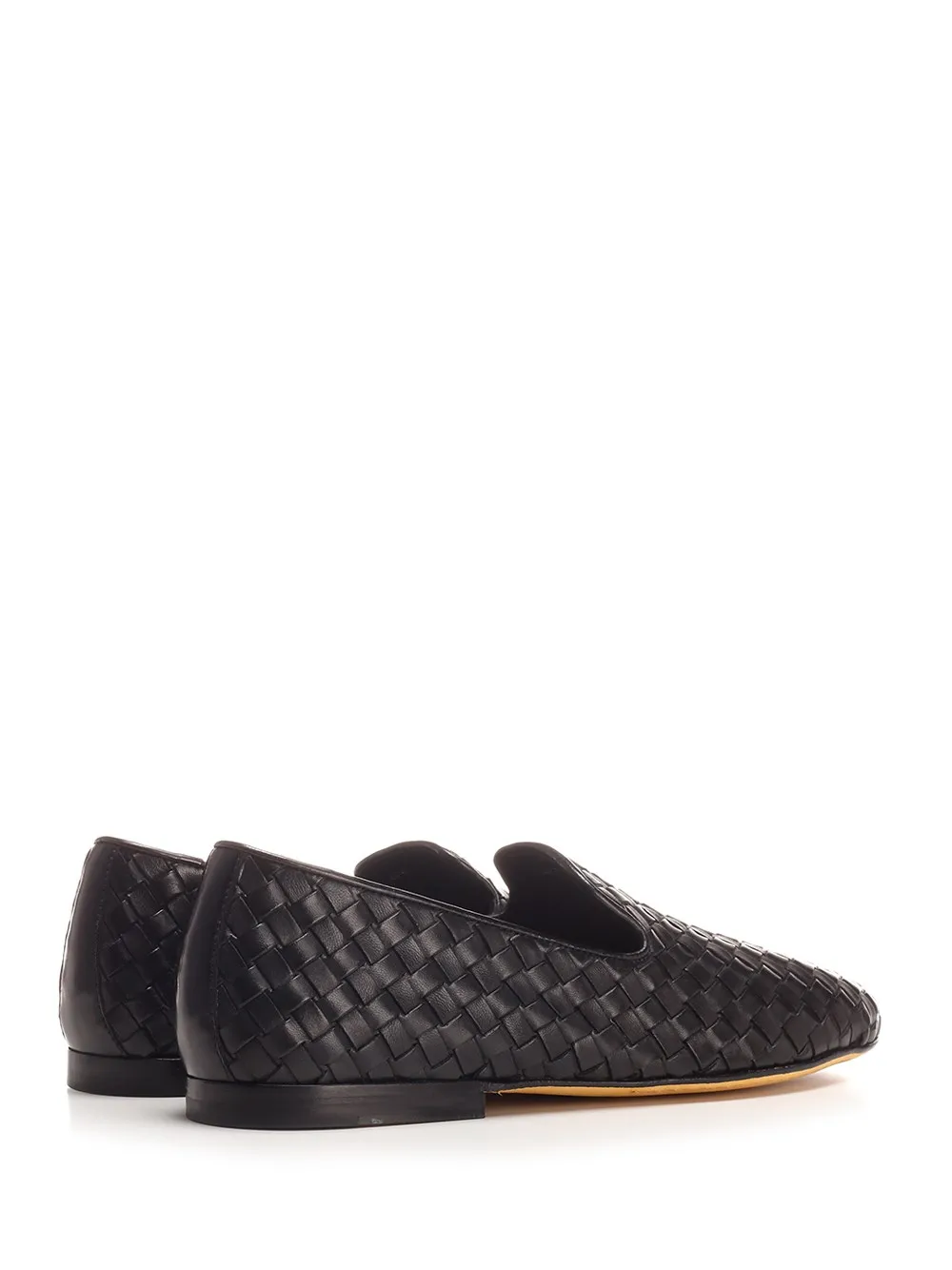 Black Woven Business Dress Shoes