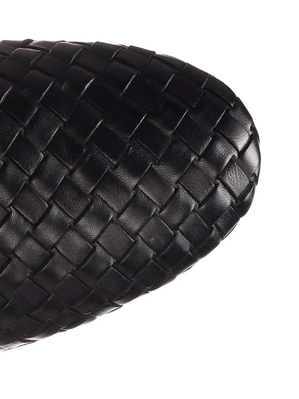 Black Woven Business Dress Shoes
