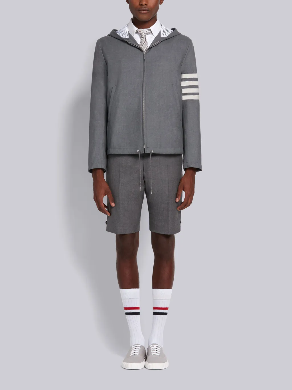 4-Bar Hooded Golf Jacket