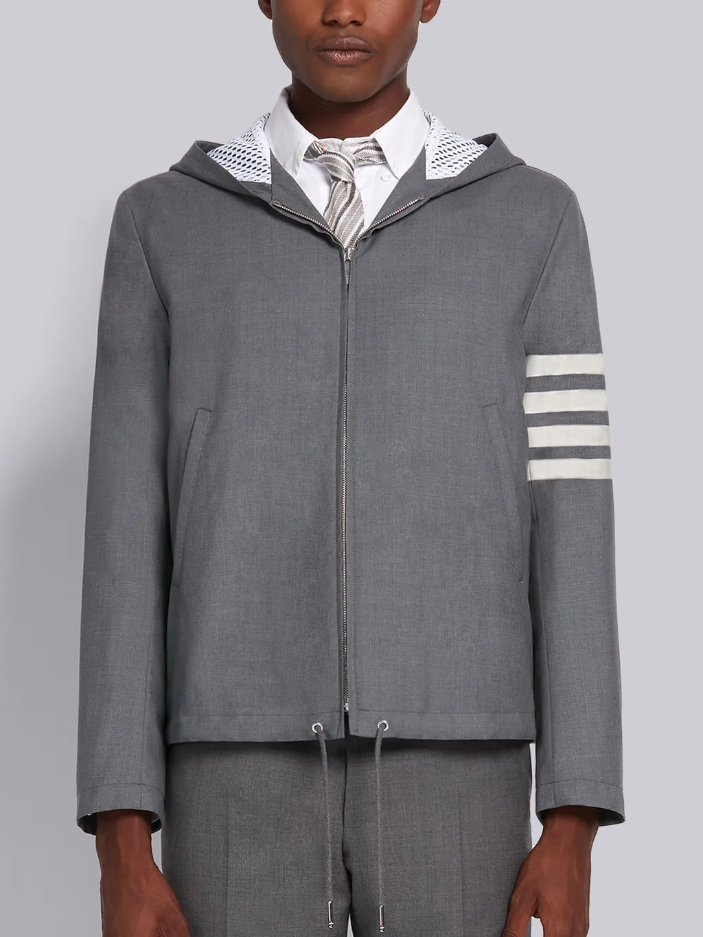 4-Bar Hooded Golf Jacket