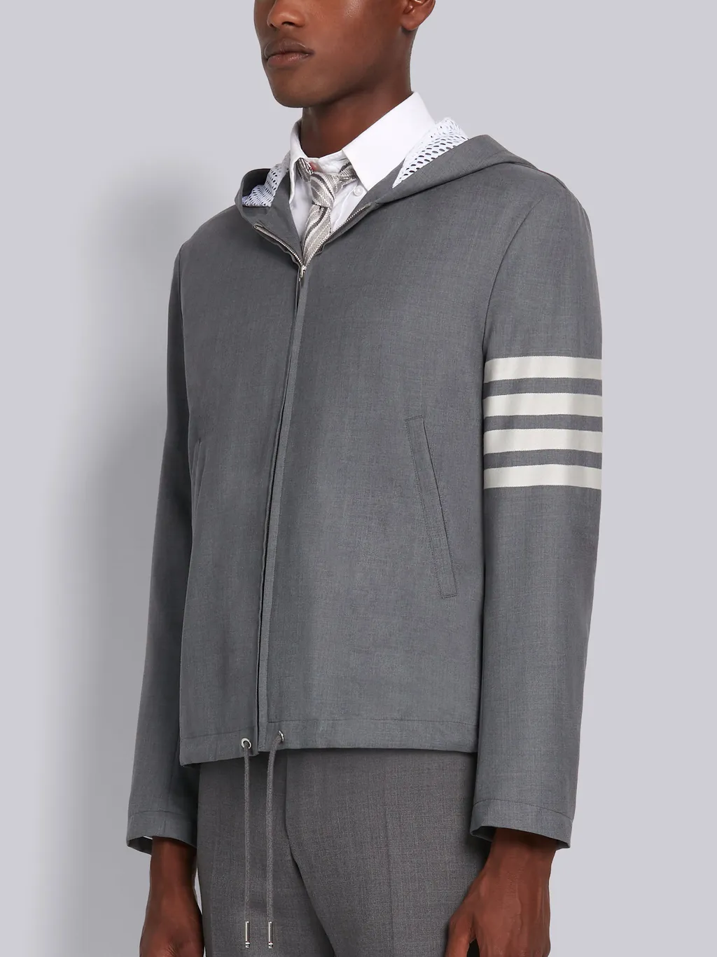 4-Bar Hooded Golf Jacket