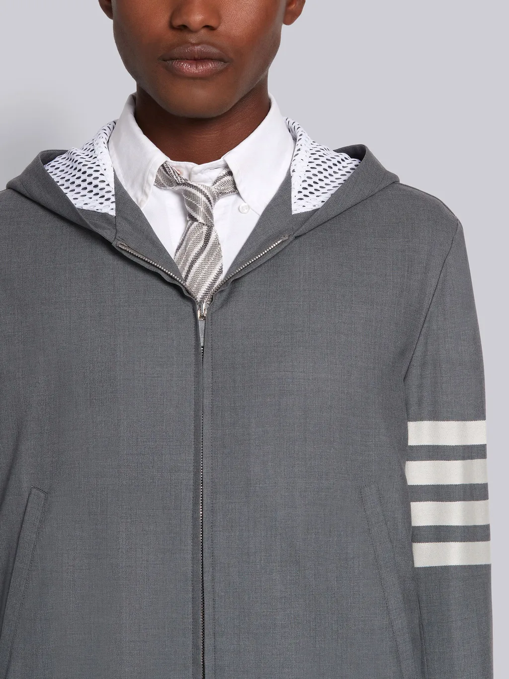4-Bar Hooded Golf Jacket
